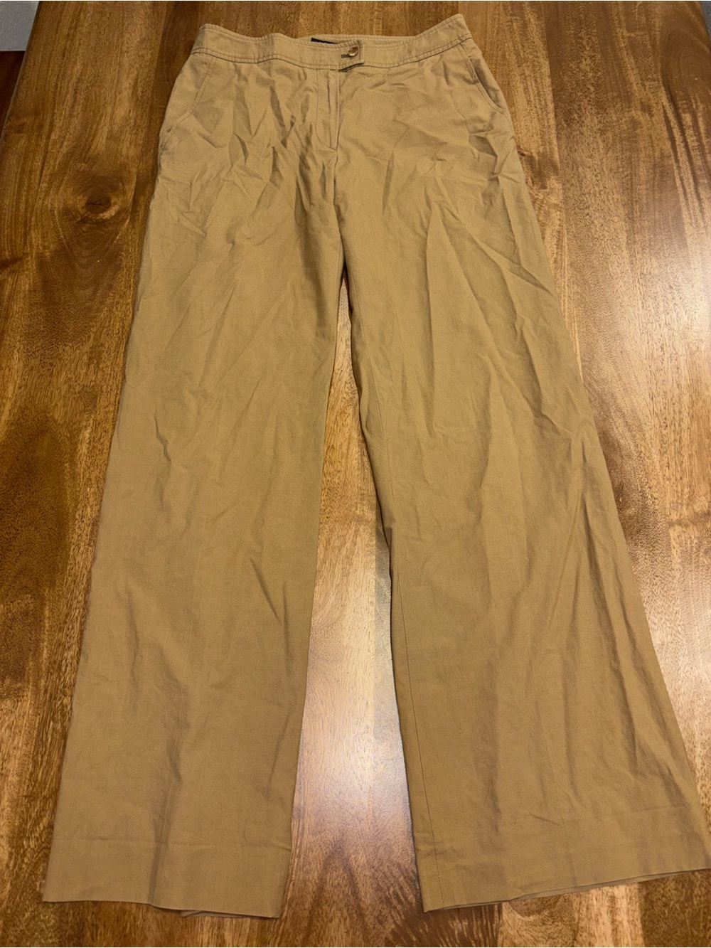 Burberry Leg Tan Cotton Pants